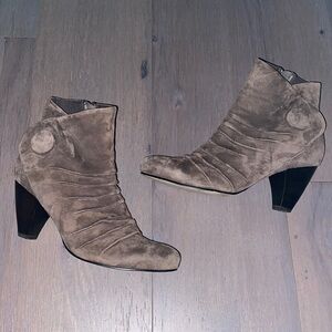 Suede Booties